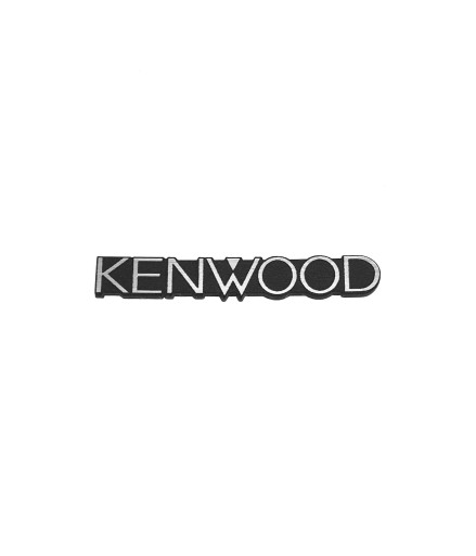 Naklejka Emblemat KENWOOD srebrna 32x5mm