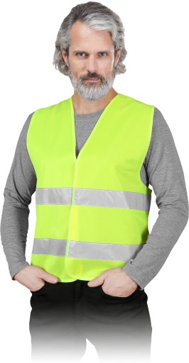 KAMIZELKA OSTRZEGAWCZA ROZM. XXXL ŻÓŁTA ODBLASKOWA