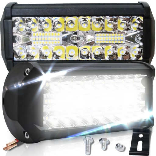 LAMPA HALOGEN ROBOCZA 40 LED SZPERACZ 120W 12V - 24V NAŚWIETLACZ
