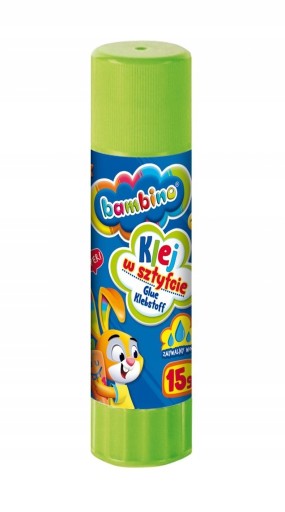 Klej w sztyfcie BAMBINO 15g do szkoły DEKORACJE OZDOBY