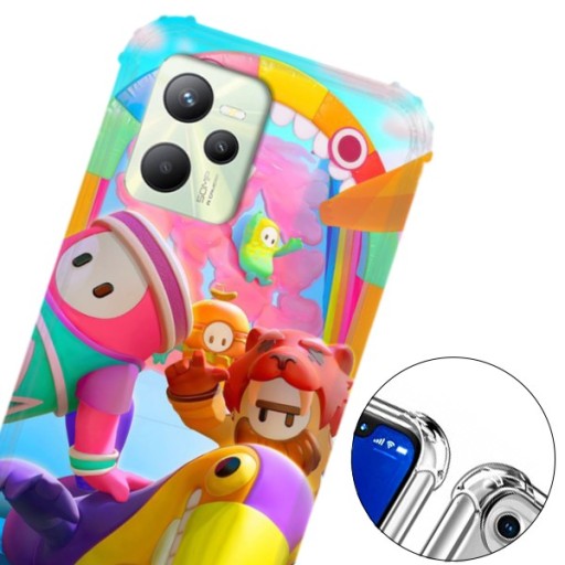 ETUI ANTI-SHOCK DO REALME C35 Stumble Guys WZORY