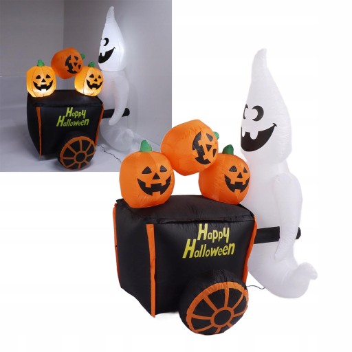 SAMONADMUCHIWANA DEKORACJA HALLOWEEN DUCH WÓZEK