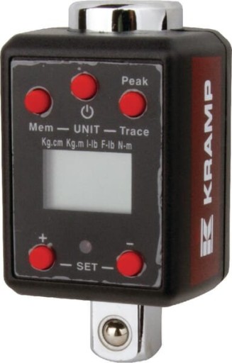 Adapter dynamometryczny cyfrowy 1/2”, 40-200 Nm Kramp