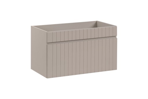 Szafka łazienkowa wisząca 80cm kaszmirowa szuflada