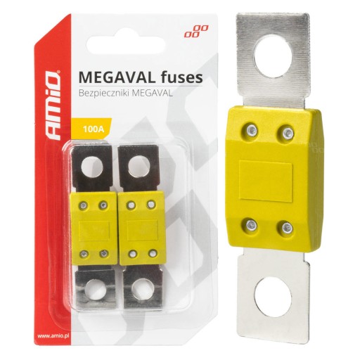BEZPIECZNIK SAMOCHODOWY MEGAVAL MEGA VAL 100A 2 SZT. AMIO 03463