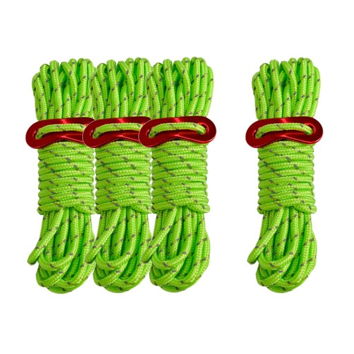 4x Odblaskowa do namiotu kempingowego