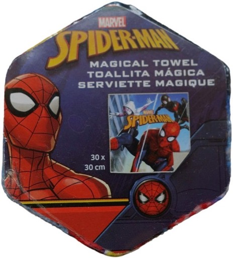 RĘCZNIK MAGICZNY DZIECIĘCY DO TWARZY I RĄK SPIDER-MAN