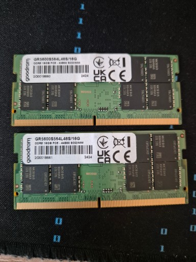 Pamięć RAM DDR5 Goodram GR5600S564L46S/16G