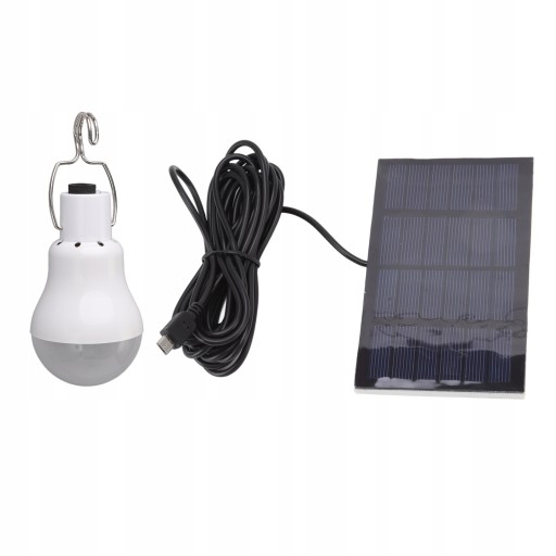 ŻARÓWKA LED Z PANELEM SOLARNYM AWARYJNA