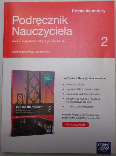 Prosto do matury 2 podręcznik nauczyciela zakres rozszerzony