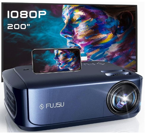 Projektor LED FUJSU Beamer 1080p Full HD 7800lm