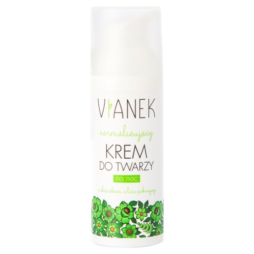 Krem łagodzący do twarzy Vianek KOB09 0 SPF na noc 50 ml