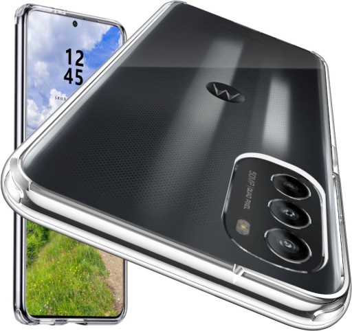 Etui do Motorola G82 5G G52 GEL CLEAR CASE + SZKŁO
