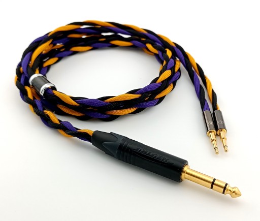Ręcznie wykonany kabel do AUDIOQUEST NIGHTHAWK / NIGHTOWL wtyk 6,3mm