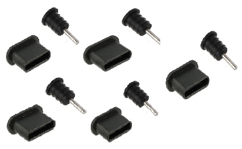 ZATYCZKI ZAŚLEPKI PRZECIW KURZOWI USB C I JACK