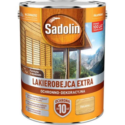 SADOLIN EXTRA 5L Lakierobejca Kolor: DĄB JASNY