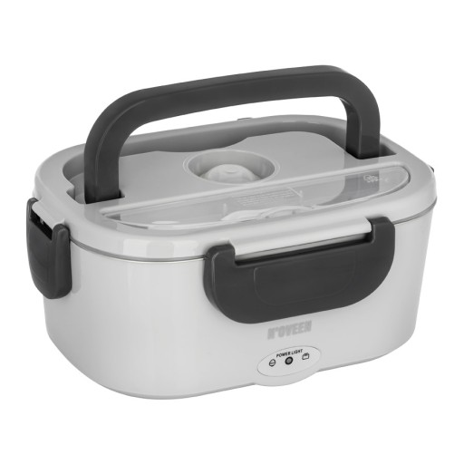 TERMOS LUNCHBOX Z PODGRZEWANIEM 1,1L LB2410 230V 24V 12V SZARY + TORBA