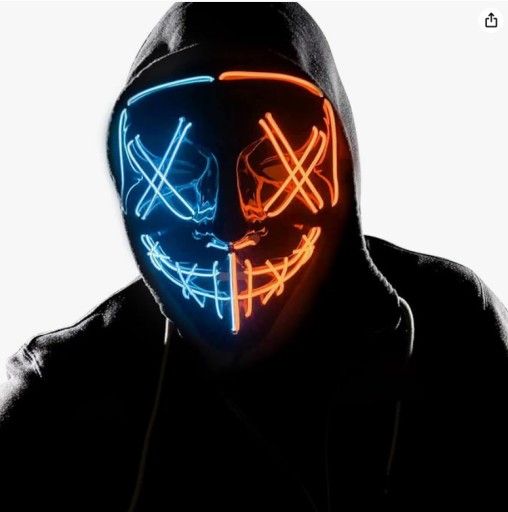 MASKA LED HALLOWEEN