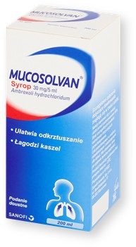Mucosolvan, 30 mg/5 ml, syrop, 200 ml