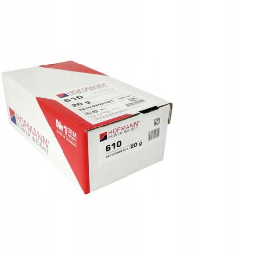 CIĘŻARKI DO FELG HOFMANN 5610-0200-001 20 G 100 SZTUK