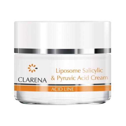 Clarena Krem do Twarzy Kwas Salicylowy Pirogronowy SKÓRA MIESZANA 50 ml