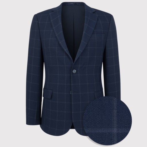 Granatowa garniturowa marynarka męska Slim Fit PAKO LORENTE 182/52