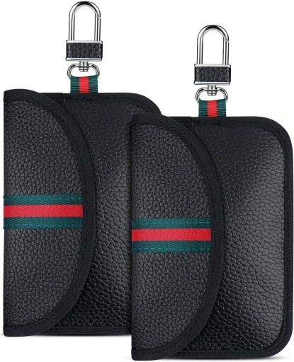 KLATKA ETUI NA KLUCZYK KEYLESS SKÓRZANE RFID