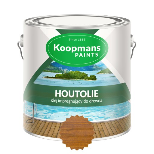 Koopmans Houtolie PALISANDER 108 2,5L Profesjonalny Olej do Drewna Tarasu