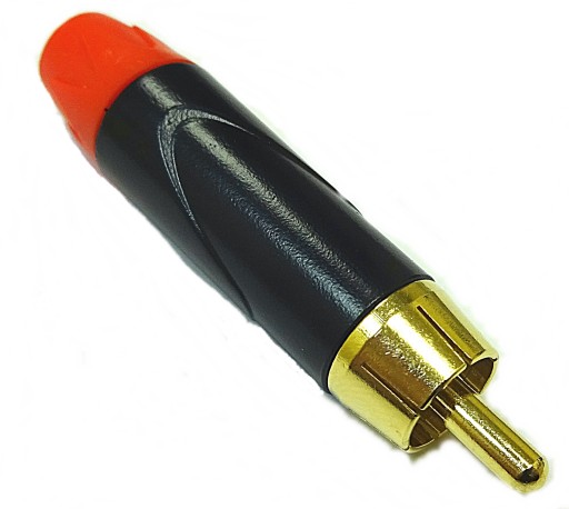 WTYK RCA CINCH HI-END Reds Music POZŁACANY RCA51