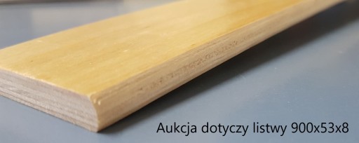 Listwy sprężynujące 900x53 do stelaży pod materac