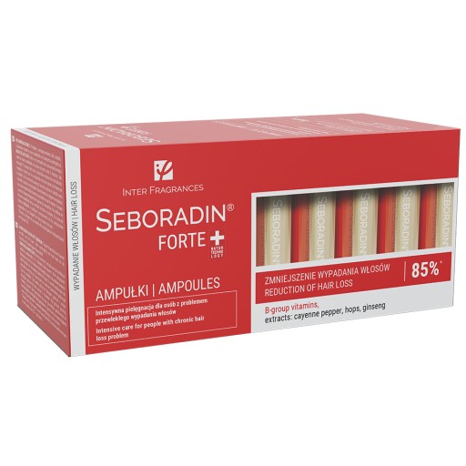 Ampułki przeciw wypadaniu włosów Seboradin FORTE 14 x 5,5 ml