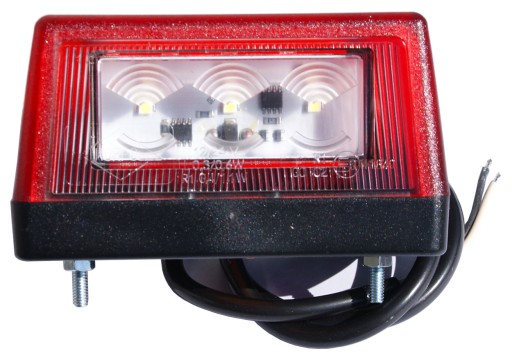 lampa lampka tablicy Lawety Pomoc Przyczepki 12/24