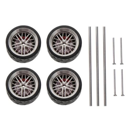 Felgi aluminiowe A17 w skali 1/64