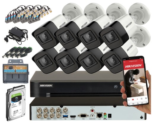 MONITORING FIRMY MAGAZYNU PLACU KAMERY HIKVISION