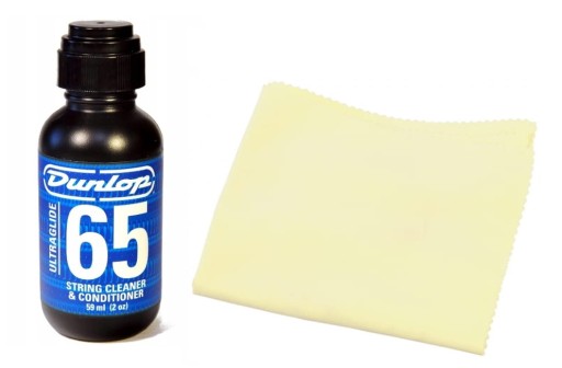 PREPARAT DO CZYSZCZENIA STRUN DUNLOP 6582 + SZMATKA
