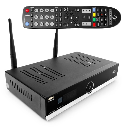 Tuner Ustym 4K PRO COMBO SAT + DVB-T2 Linux Enigma2 OpenATV CCCAM OSCAM PL
