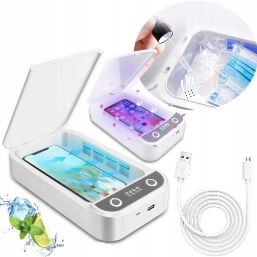 STERYLIZATOR KOSMETYCZNY NARZĘDZI MANICURE UV GSM TELEFON DEZYNFEKCJA UV-C