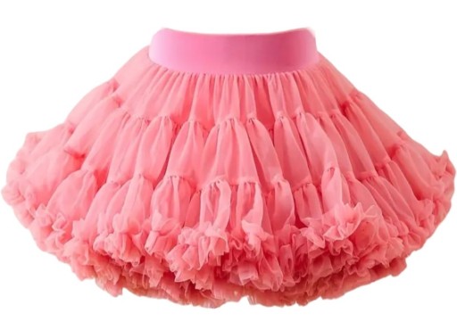 Tiulowa spódniczka 110 tutu pettiskirt puszysta urodziny wesele falbankami