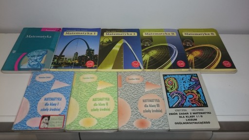 PODRECZNIKI PODRECZNIK MATEMATYKI MATEMATYKA 1,2,3 ZIELEN SZYMANSKI LECH