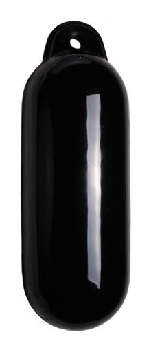 ODBIJACZ JACHTOWY 30X90 CM, CZARNY - 1 UCHO