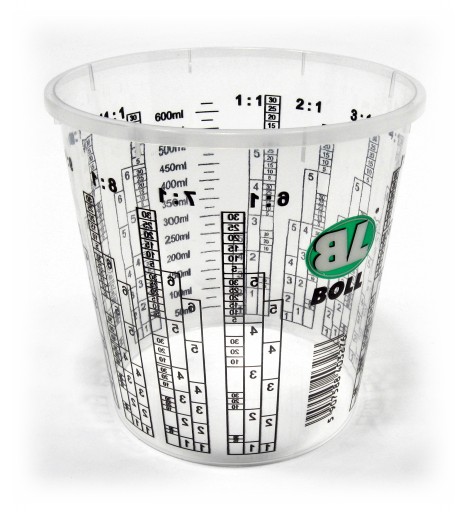 BOLL kubek lakierniczy pojemnik z miarką podziałką 650 ml ( 650ml )
