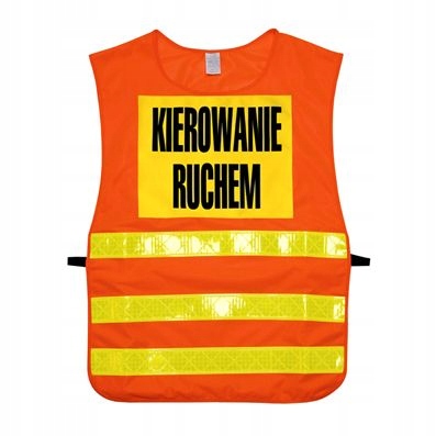 KAMIZELKA DO KIEROWANIA RUCHEM NARZUTKA KOSZULKA