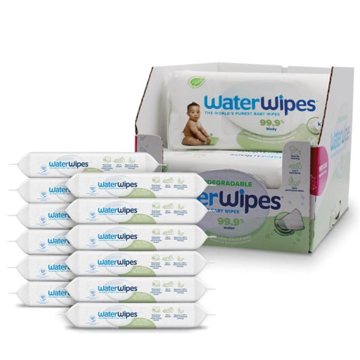 Chusteczki Nawilżane Waterwipes Aqua dla Dzieci Mokre Woda Bio 720 Szt.