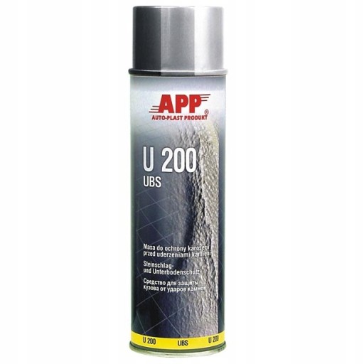 APP BARANEK DO OCHRONY KAROSERII SZARY U200 SPRAY