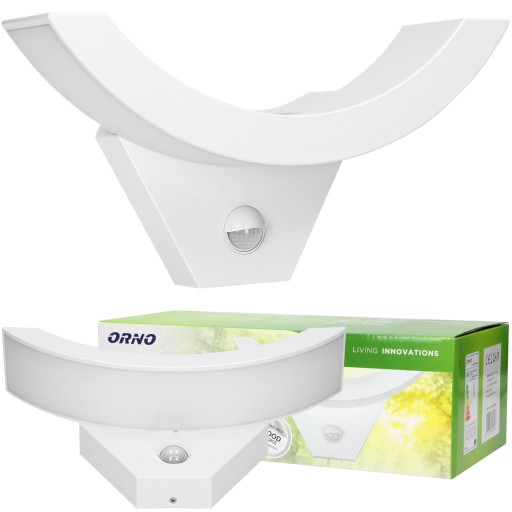 LAMPA ZEWNĘTRZNA LED CZUJNIK RUCHU I ZMIERZCHU 10W
