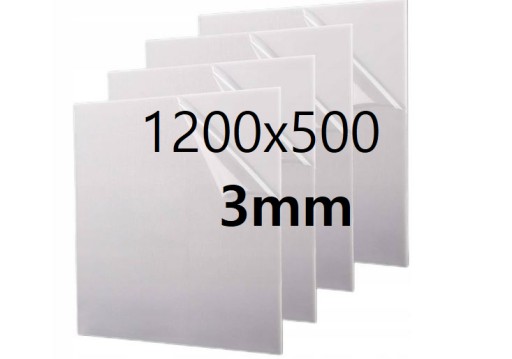 PLEKSI PLEXI PLEKSA PLEXA płyta na wymiar mleczna opal 120cm x 50cm x 3mm