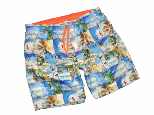 STYLOWE MĘSKIE SPODENKI PLAŻOWE__XXL