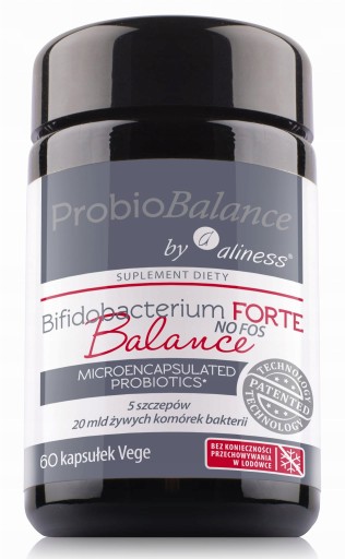 Aliness BIFIDOBACTERIUM FORTE 20mld Probiotyk 60k