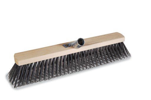 Szczotka ulicówka z metalowym drutem 30 cm mocna twarda