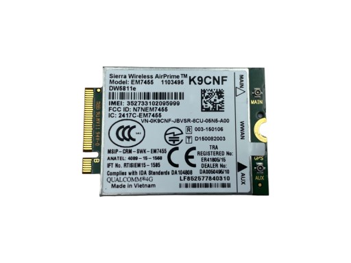 Modem WWAN Sierra Wireless EM755 DW811e K9CNF LTE